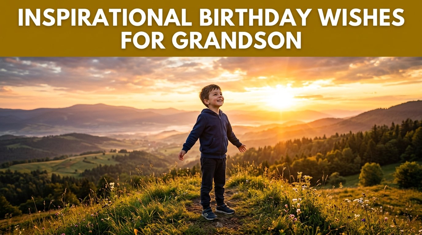 Inspirational Birthday Wishes for Grandson