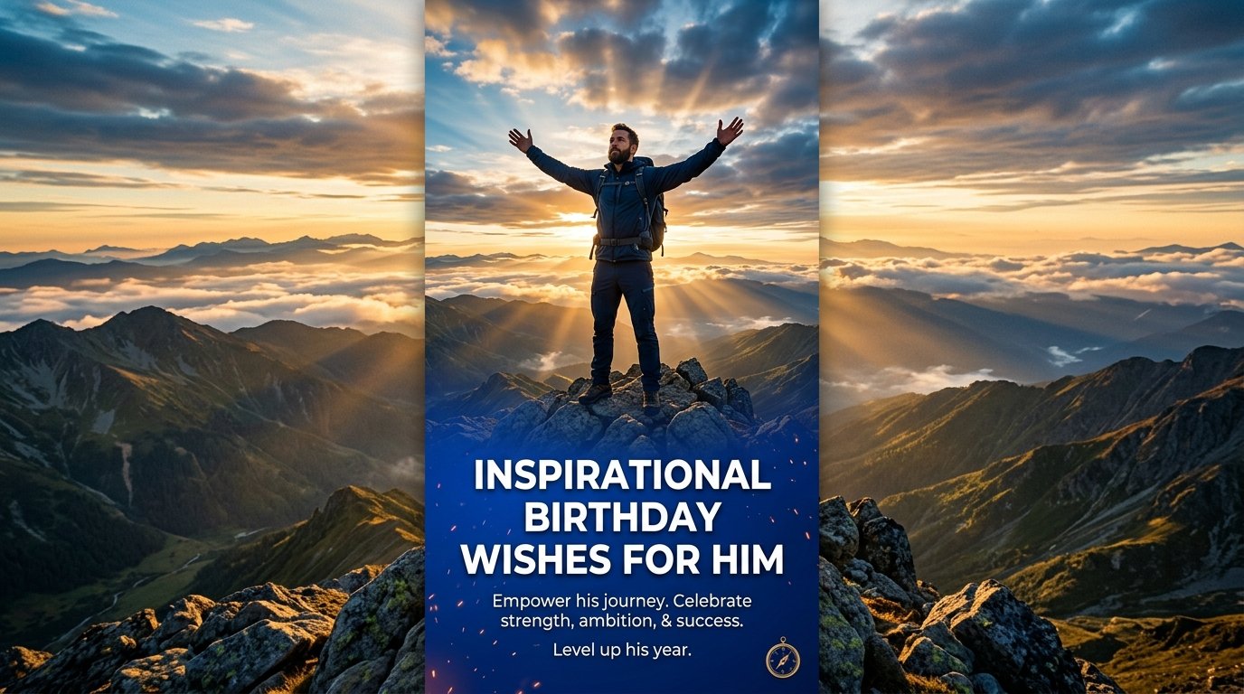 Inspirational Birthday Wishes for Him