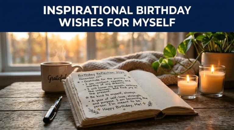 Inspirational Birthday Wishes for Myself