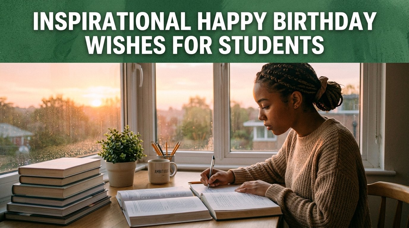 Inspirational Happy Birthday Wishes for Students