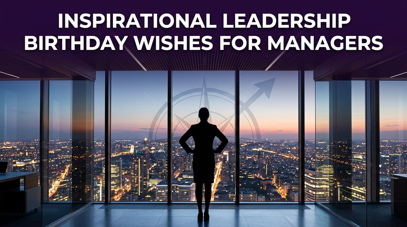 Inspirational Leadership Birthday Wishes for Managers