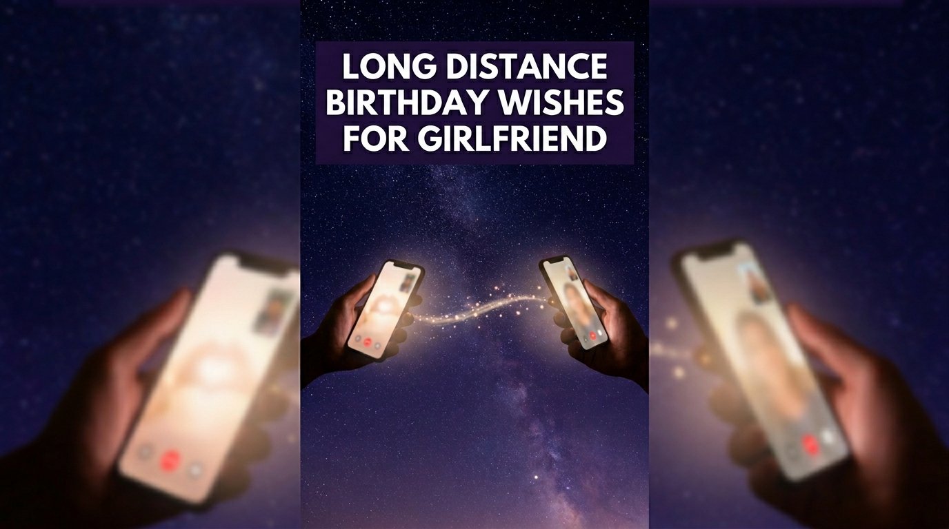 Long Distance Birthday Wishes for Girlfriend