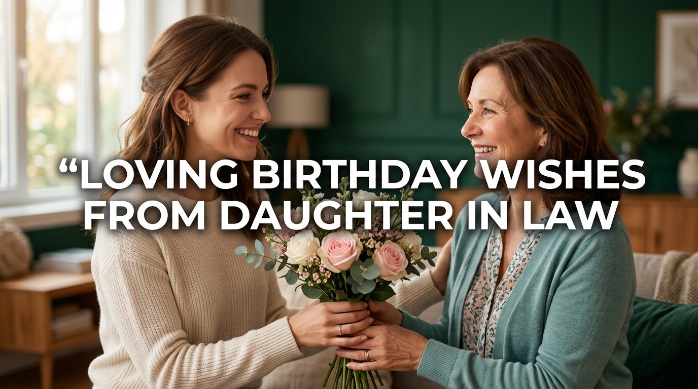 Loving Birthday Wishes from Daughter in Law