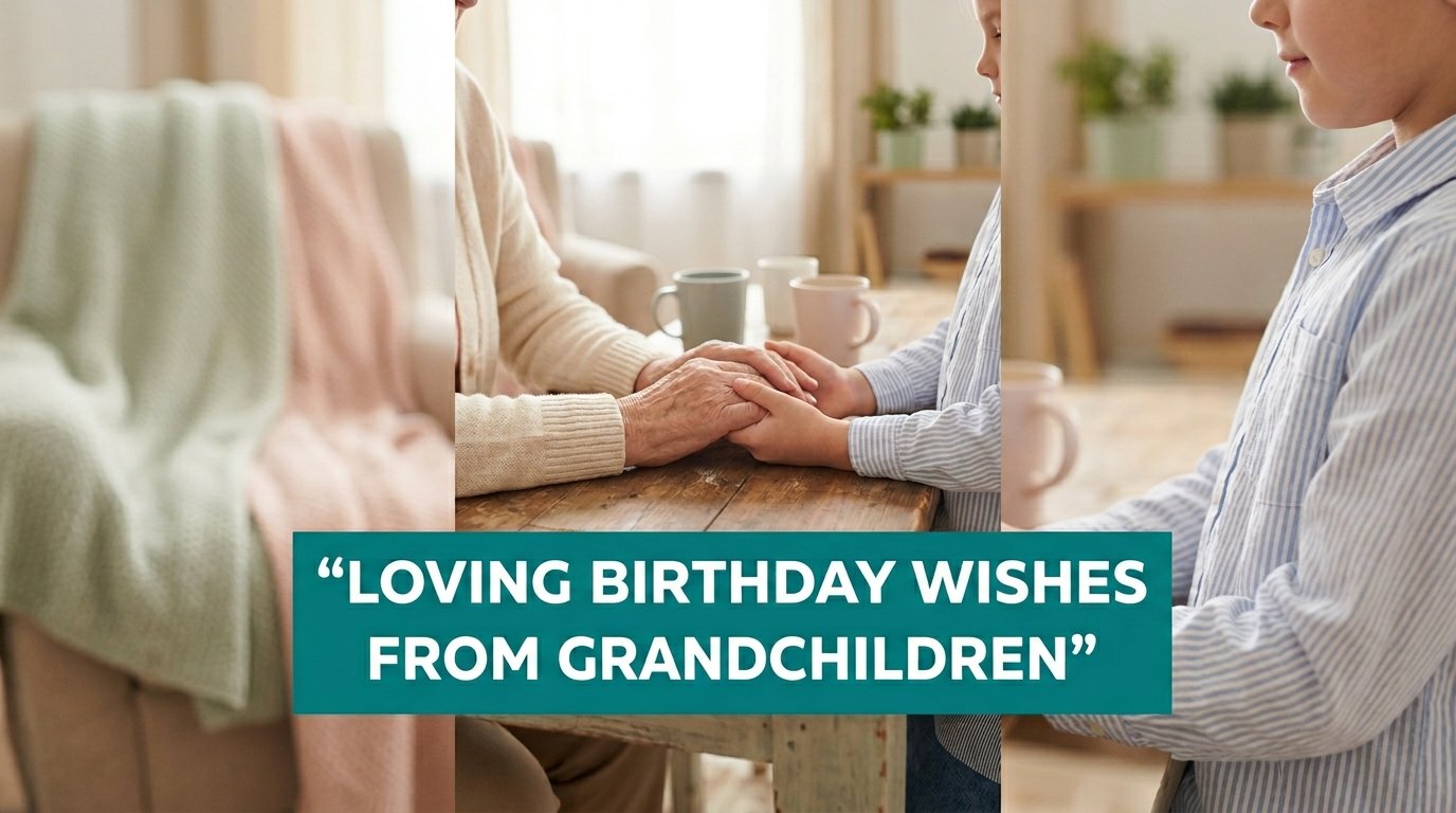 Loving Birthday Wishes from Grandchildren