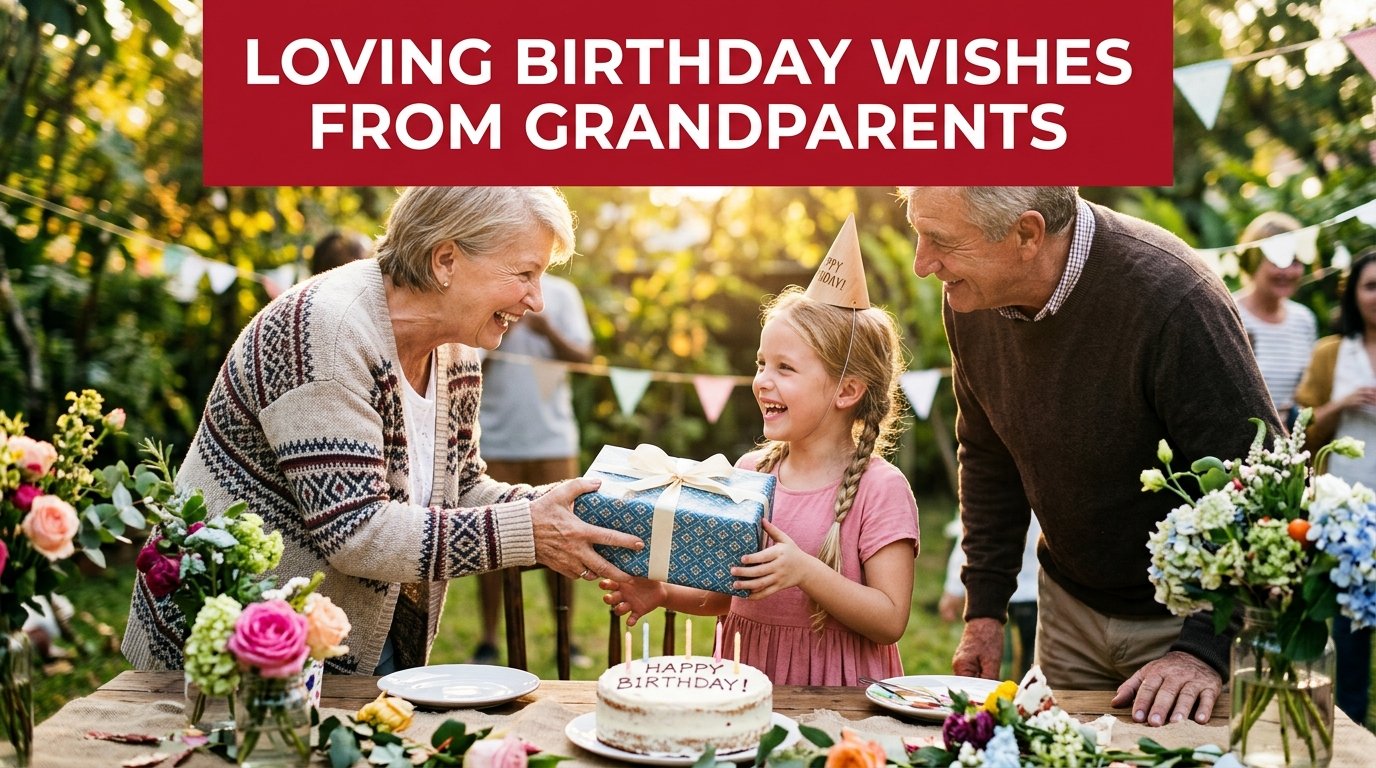 Loving Birthday Wishes from Grandparents