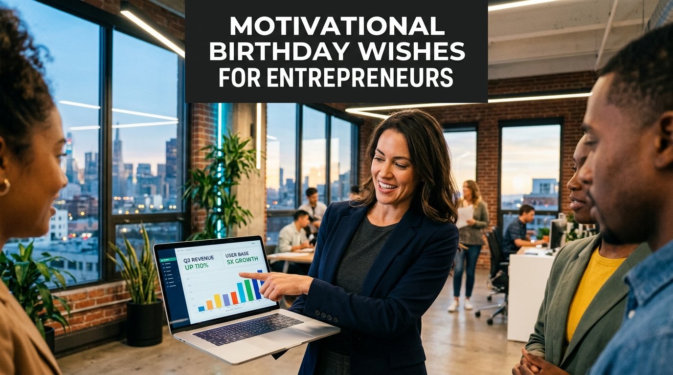 Motivational Birthday Wishes for Entrepreneurs