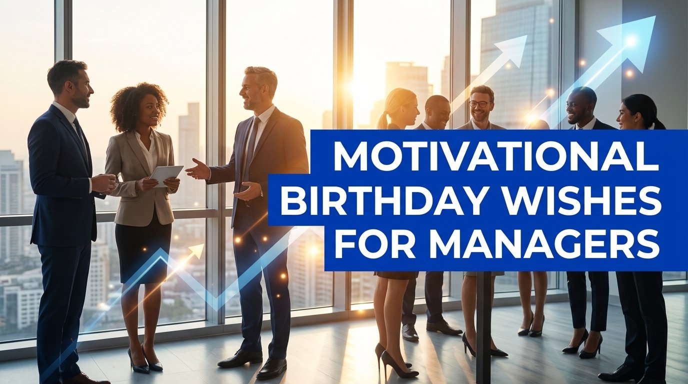 Motivational Birthday Wishes for Managers