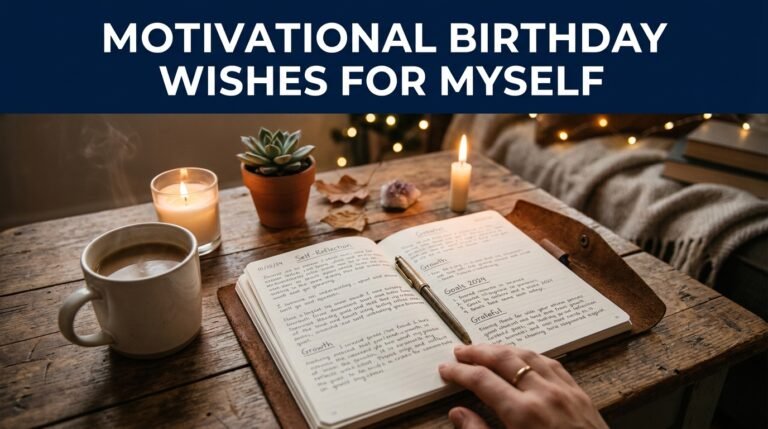 Motivational Birthday Wishes for Myself