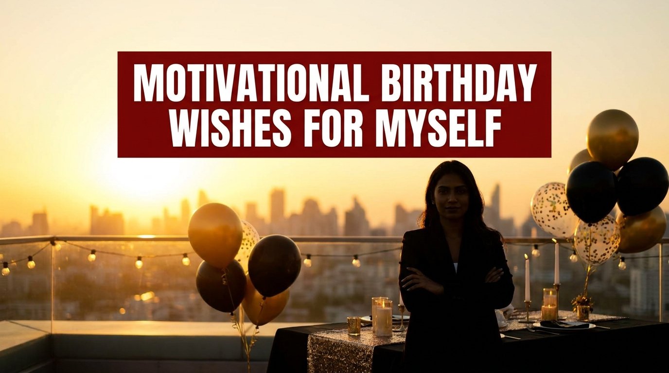 Motivational Birthday Wishes for Myself