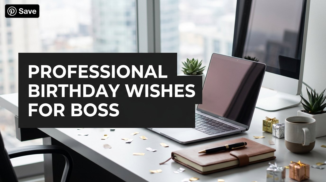 Professional Birthday Wishes for Boss