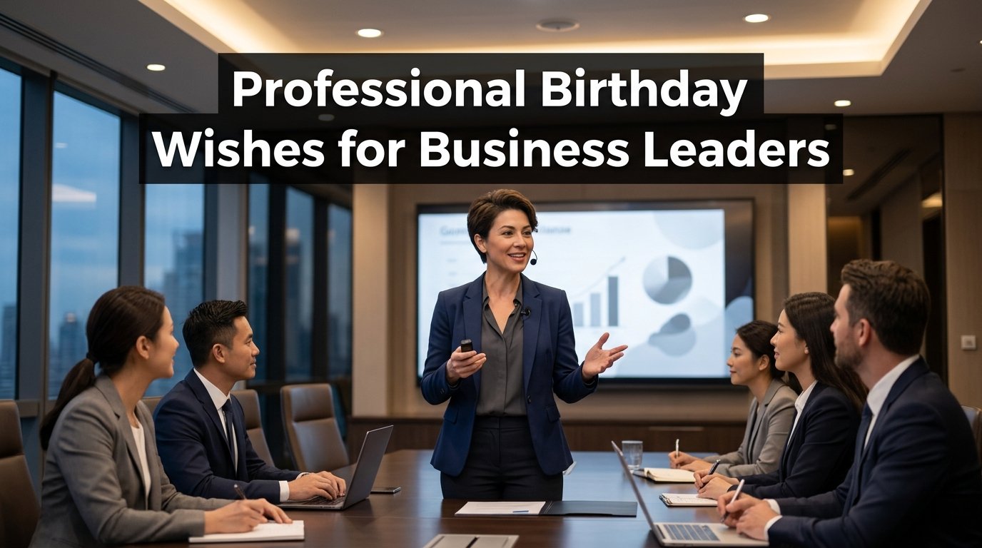 Professional Birthday Wishes for Business Leaders