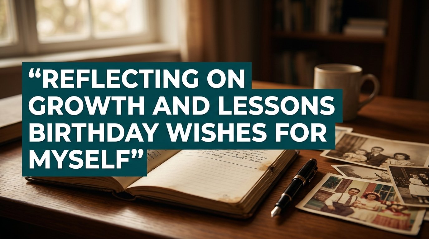 Reflecting on Growth and Lessons Birthday Wishes for Myself
