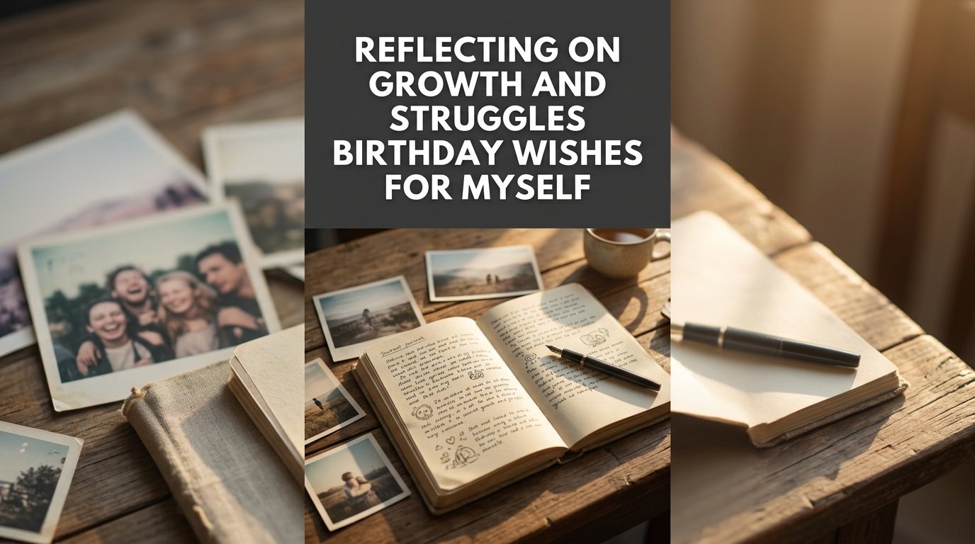 Reflecting on Growth and Struggles Birthday Wishes for Myself