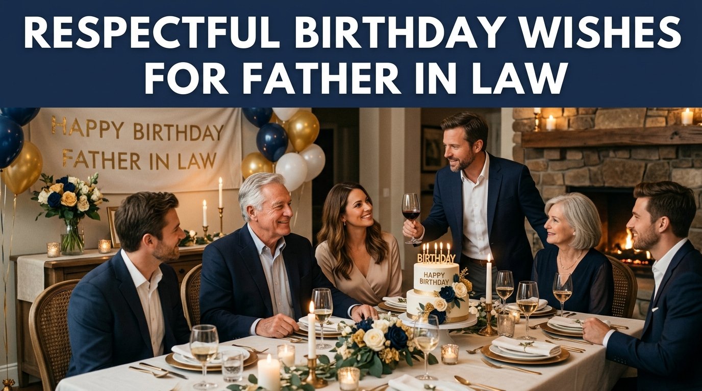 Respectful Birthday Wishes for Father in Law