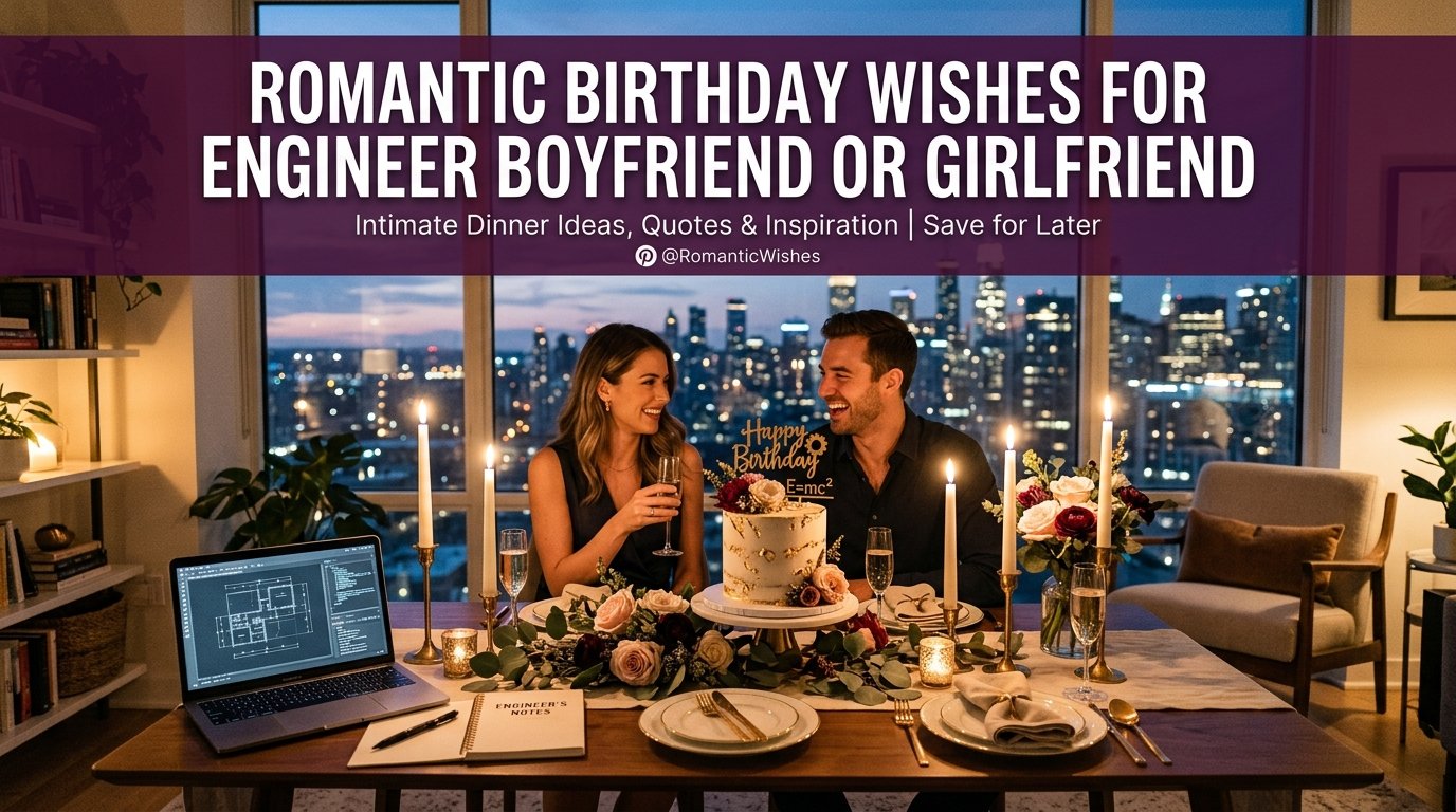 Romantic Birthday Wishes for Engineer Boyfriend or Girlfriend