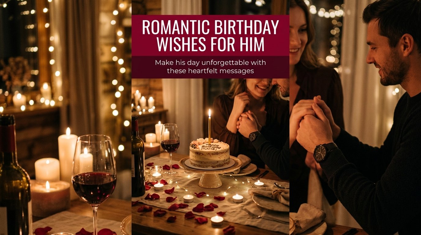 Romantic Birthday Wishes for Him