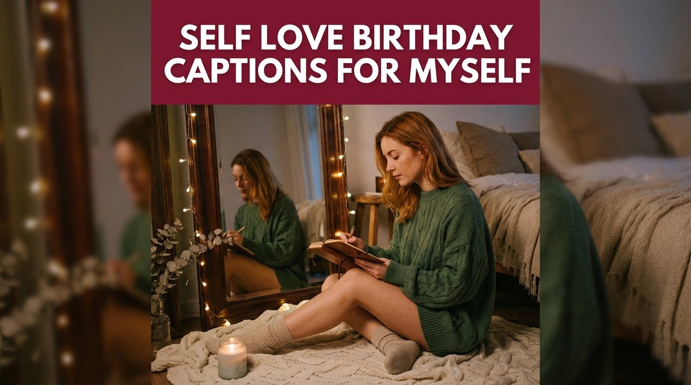 Self Love Birthday Captions for Myself
