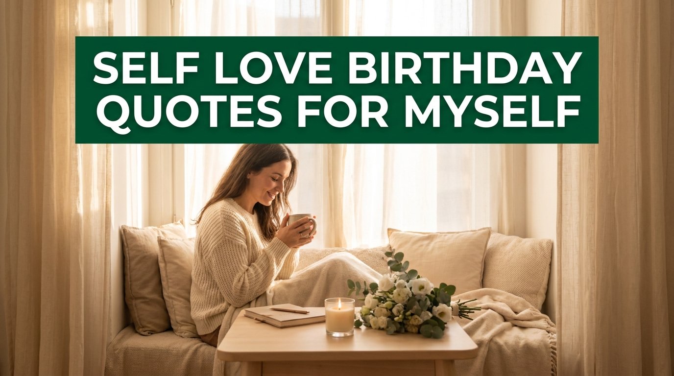 Self Love Birthday Quotes for Myself