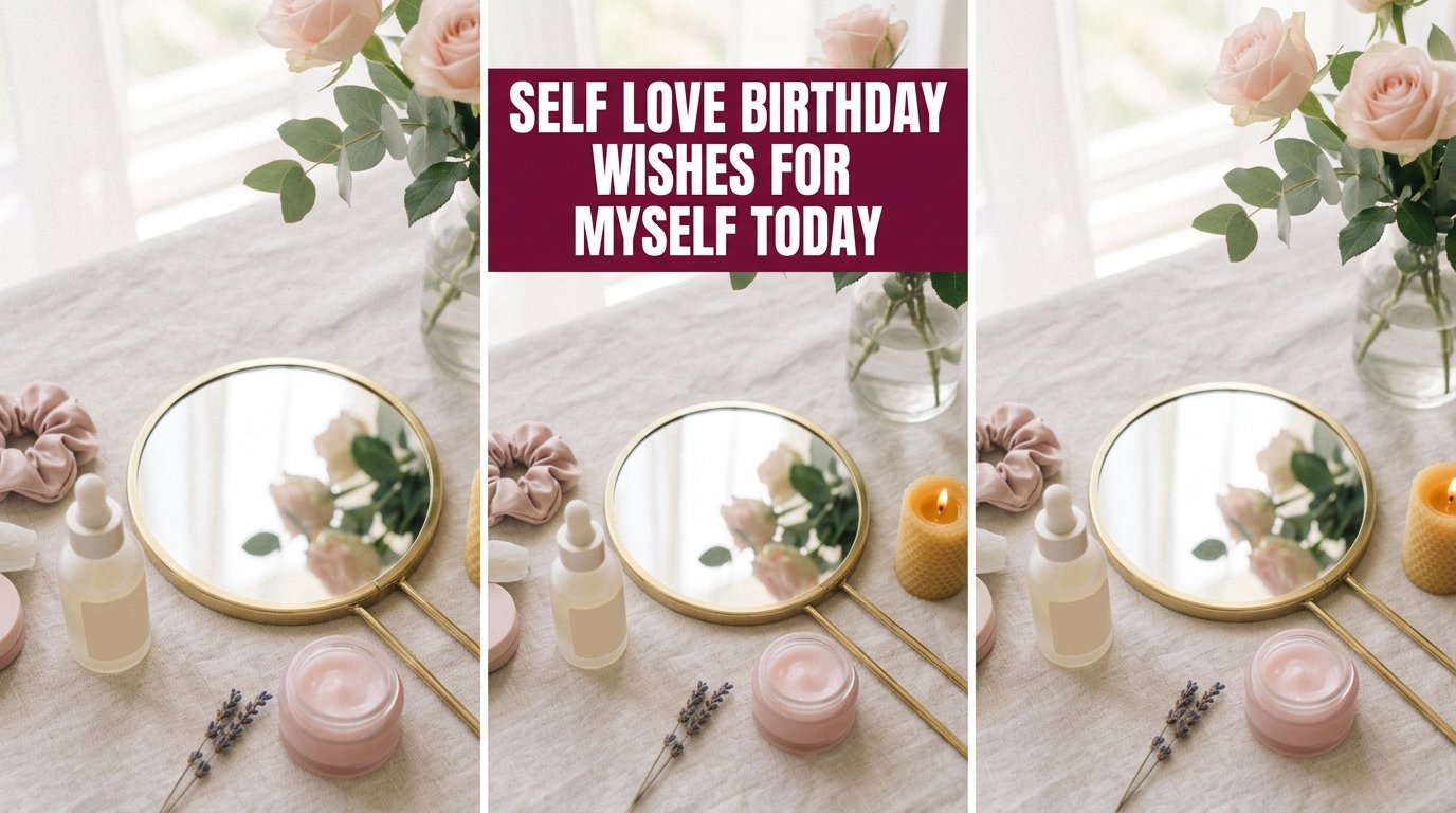 Self Love Birthday Wishes for Myself Today