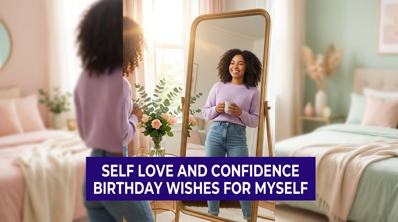Self Love and Confidence Birthday Wishes for Myself