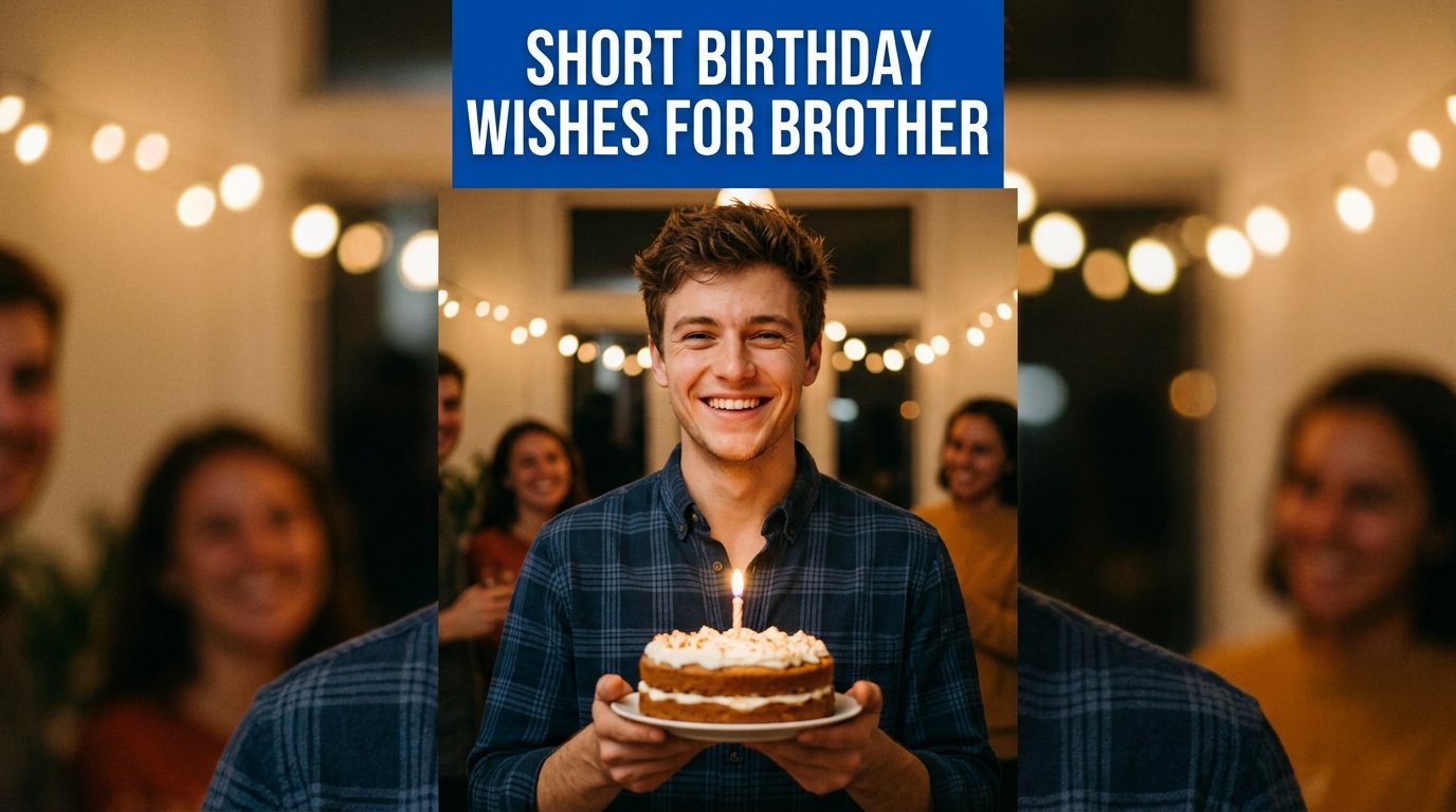 Short Birthday Wishes for Brother