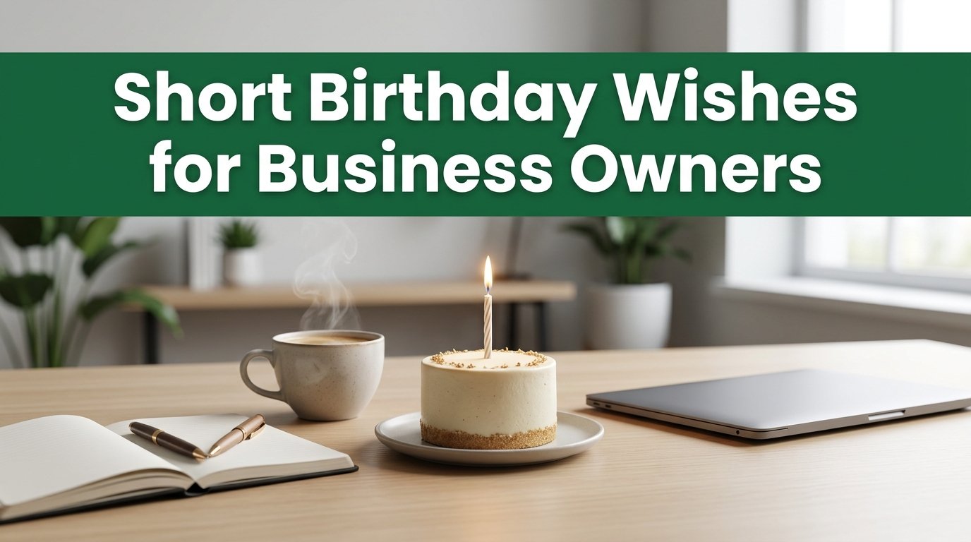 Short Birthday Wishes for Business Owners