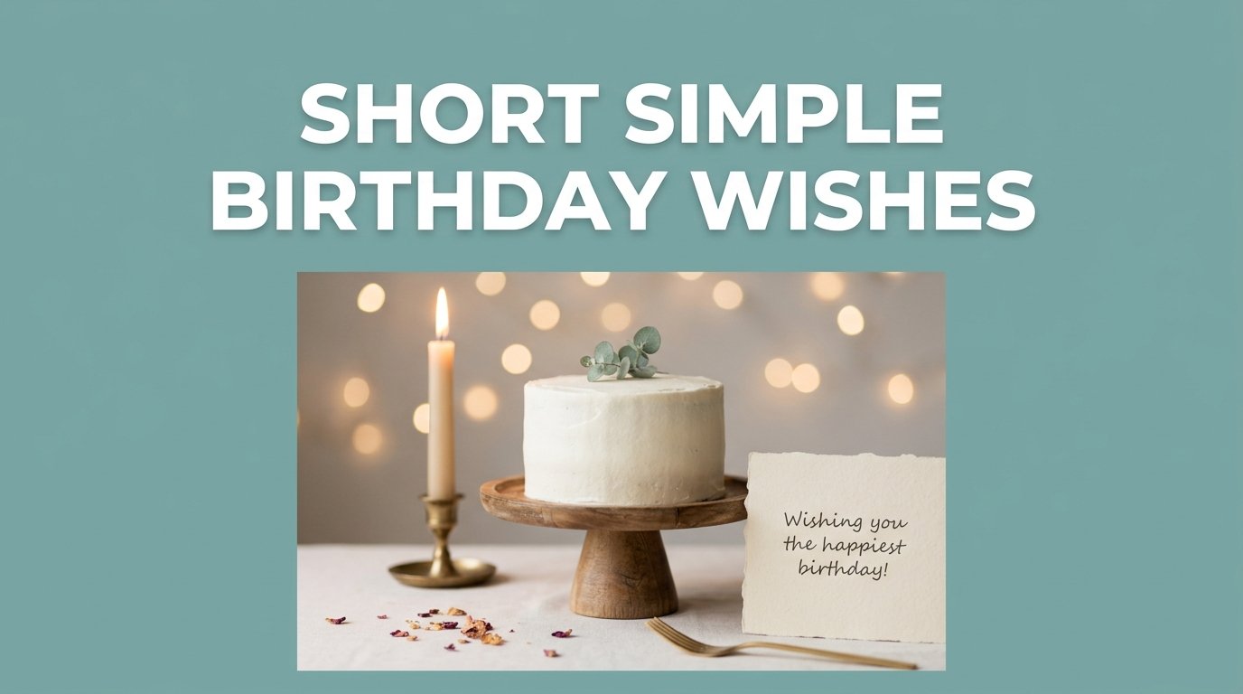 Short Simple Birthday Wishes