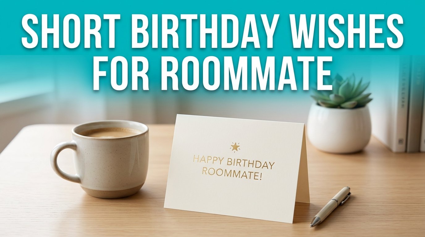 Short and Meaningful Birthday Wishes for Roommate