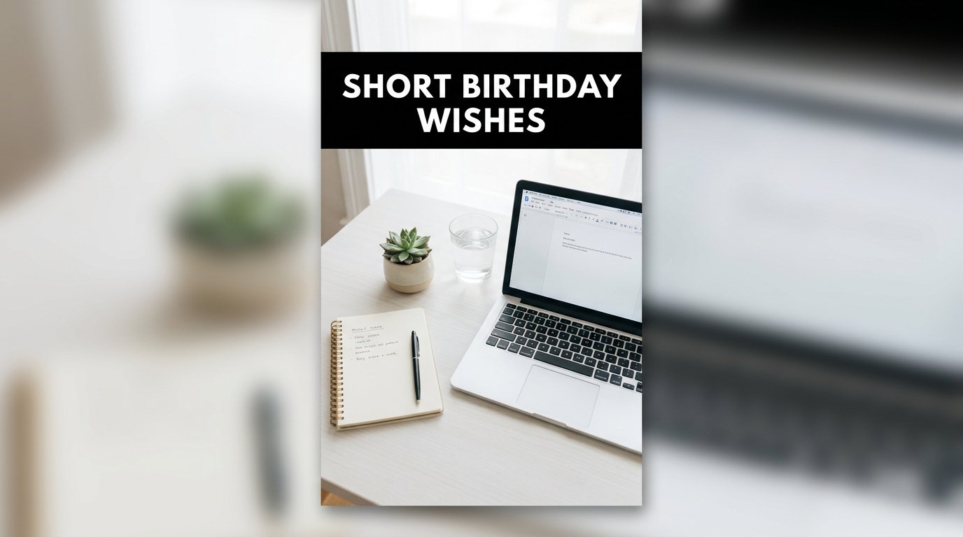 Short and Meaningful Happy Birthday Wishes for Journalist