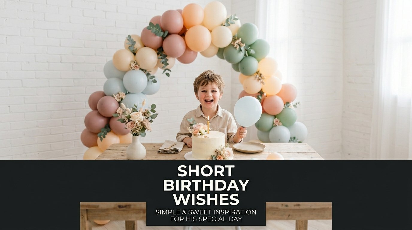 Short and Meaningful Happy Birthday Wishes for Nephew