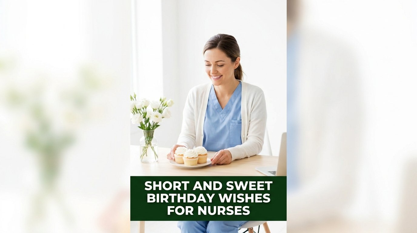 Short and Sweet Birthday Wishes for Nurses