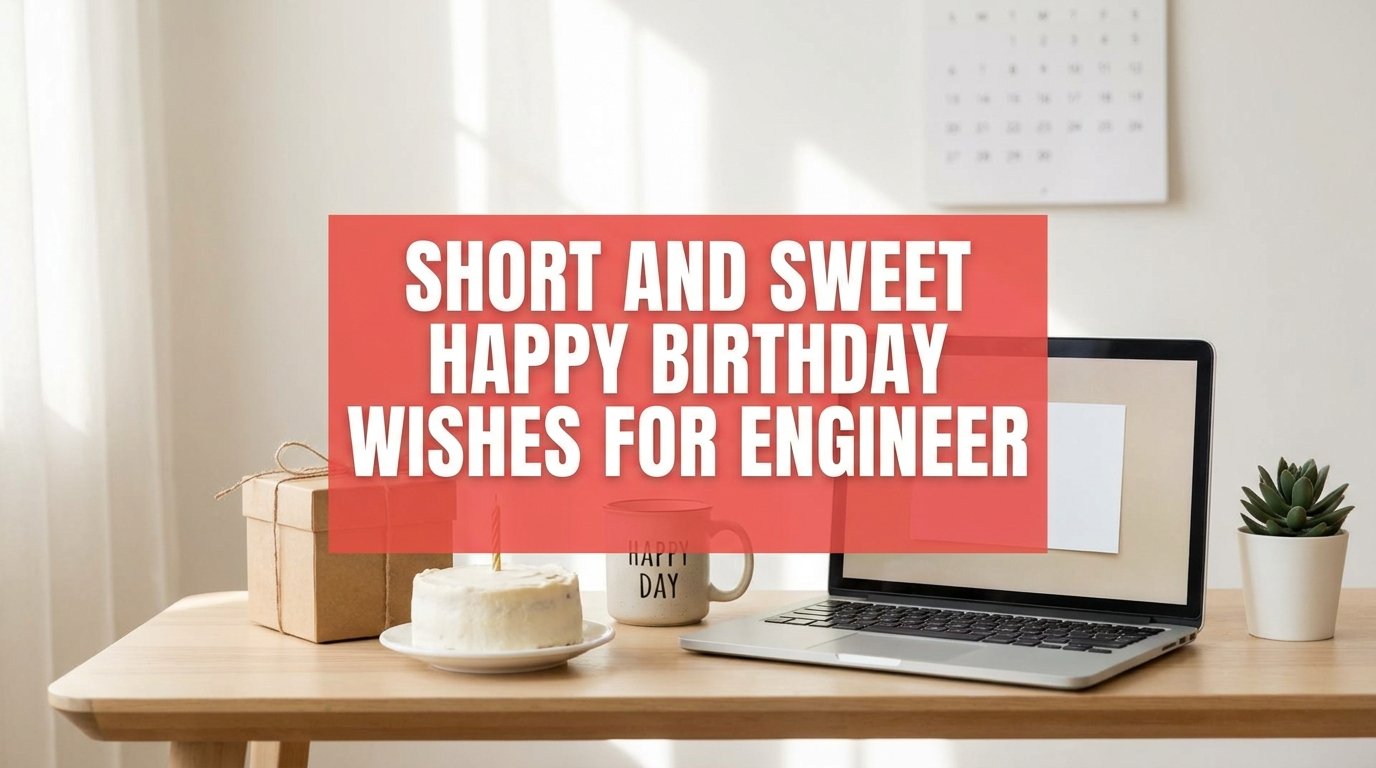 Short and Sweet Happy Birthday Wishes for Engineer