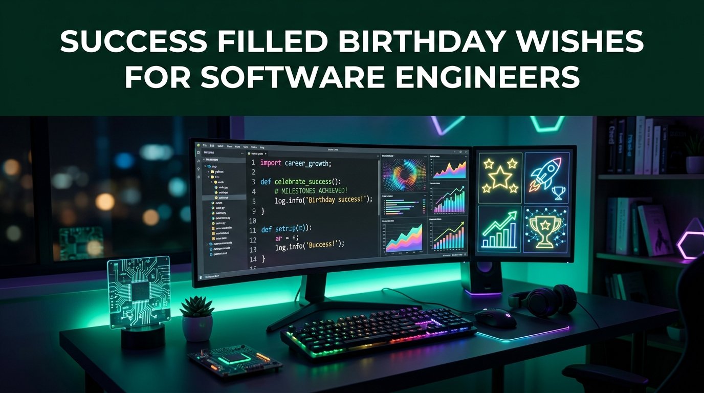 Success Filled Birthday Wishes for Software Engineers
