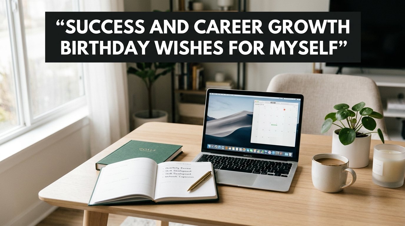 Success and Career Growth Birthday Wishes for Myself