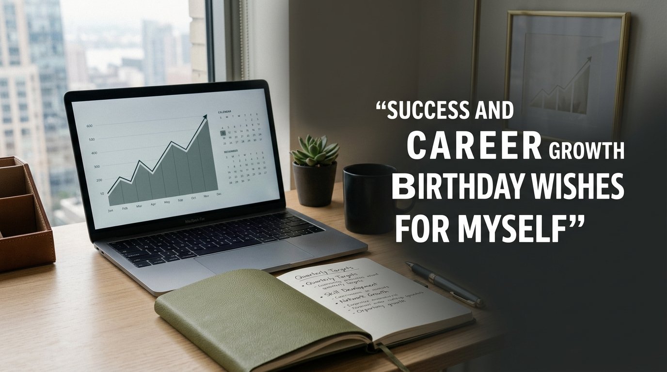 Success and Career Growth Birthday Wishes for Myself