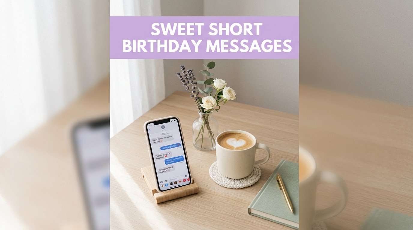 Sweet Short Cute Birthday Messages