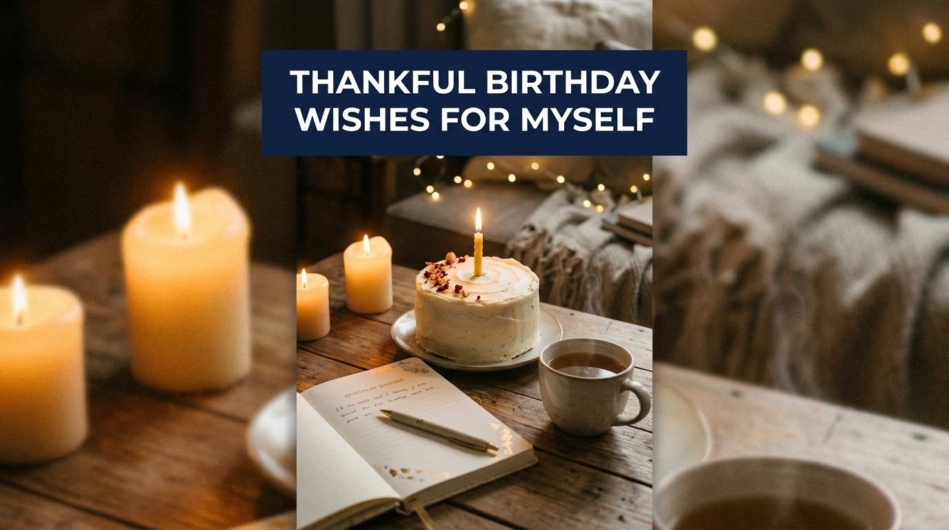 Thankful Birthday Wishes for Myself