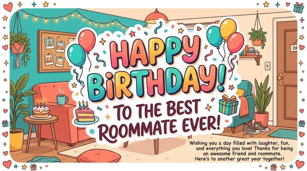 Best Roommate Birthday Wishes