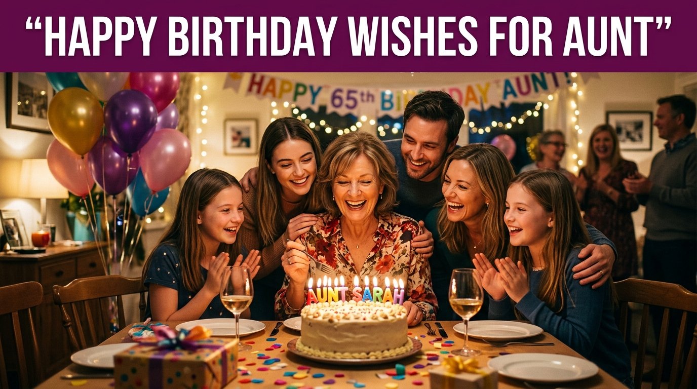 happy birthday wishes for aunt