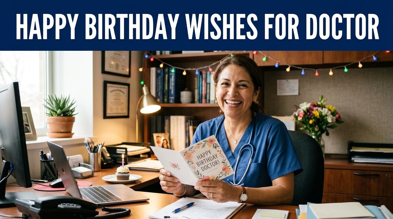 happy birthday wishes for doctor