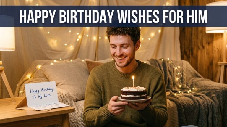 happy birthday wishes for him