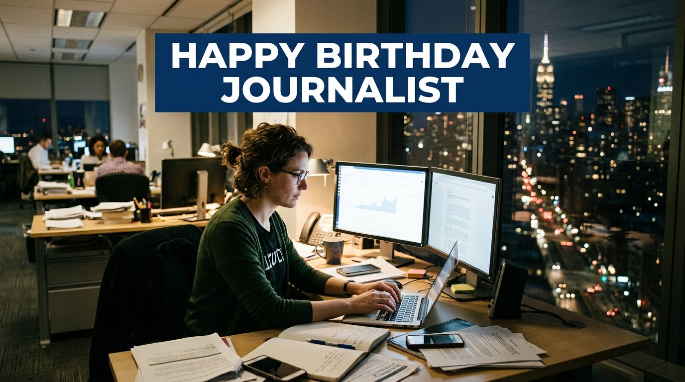 happy birthday wishes for journalist