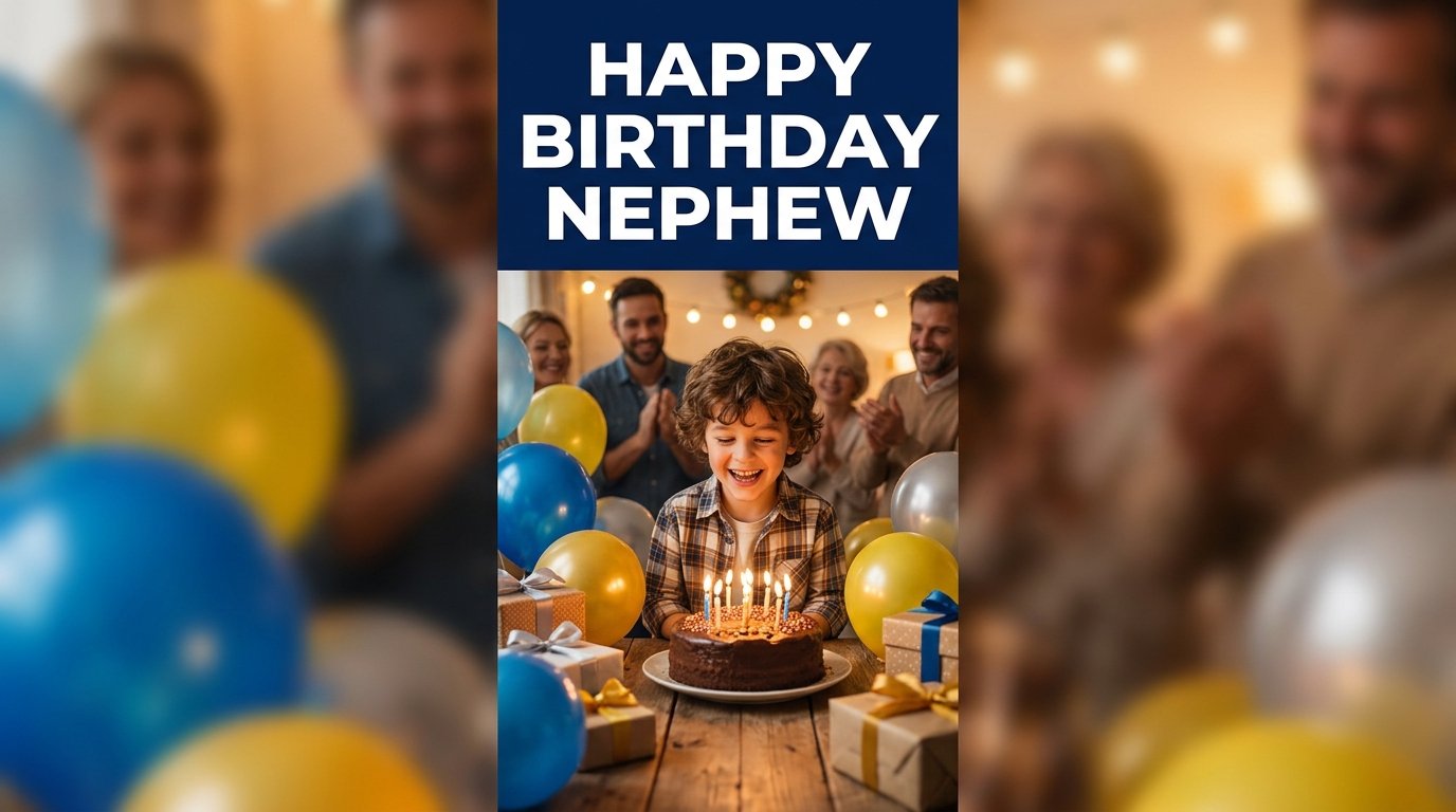 happy birthday wishes for nephew