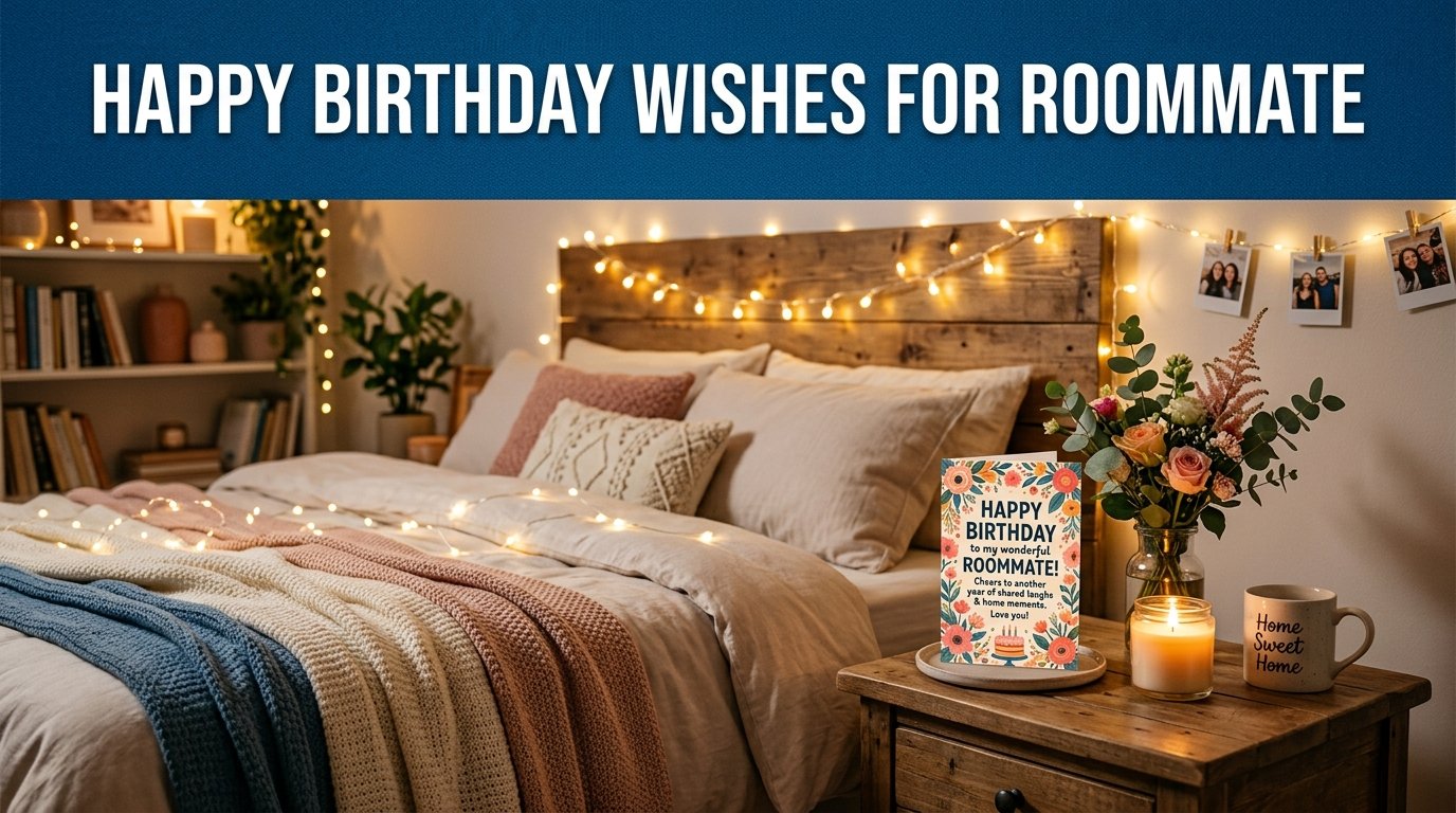 happy birthday wishes for roommate
