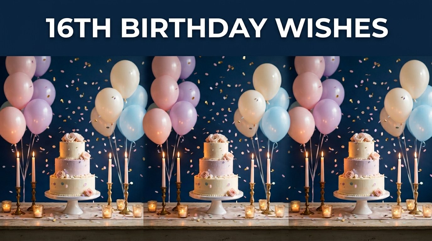 16th Birthday Wishes