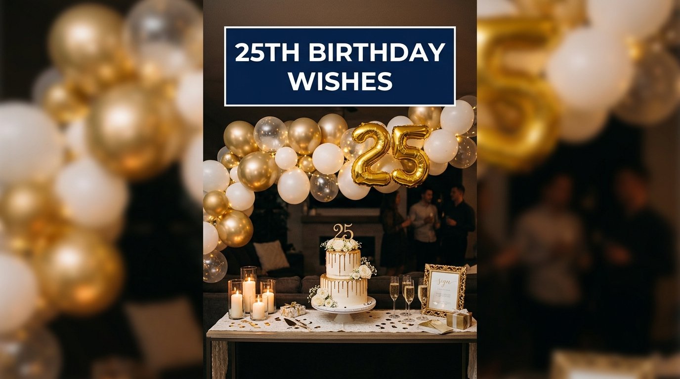 25th Birthday Wishes
