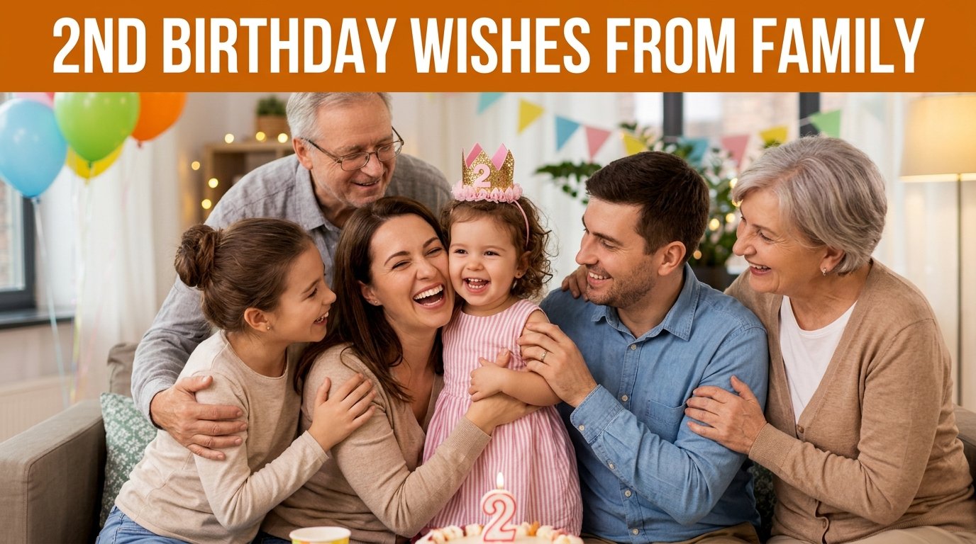2nd Birthday Wishes from Family