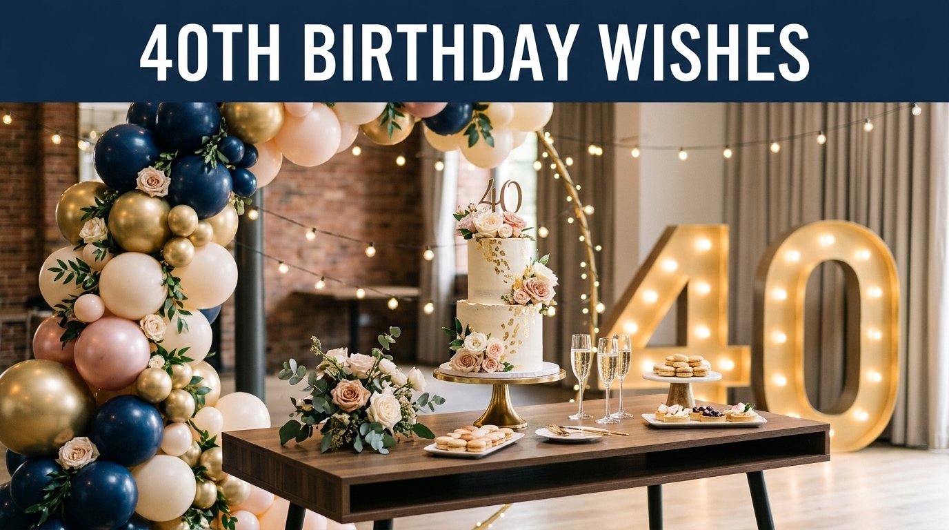 40th Birthday Wishes