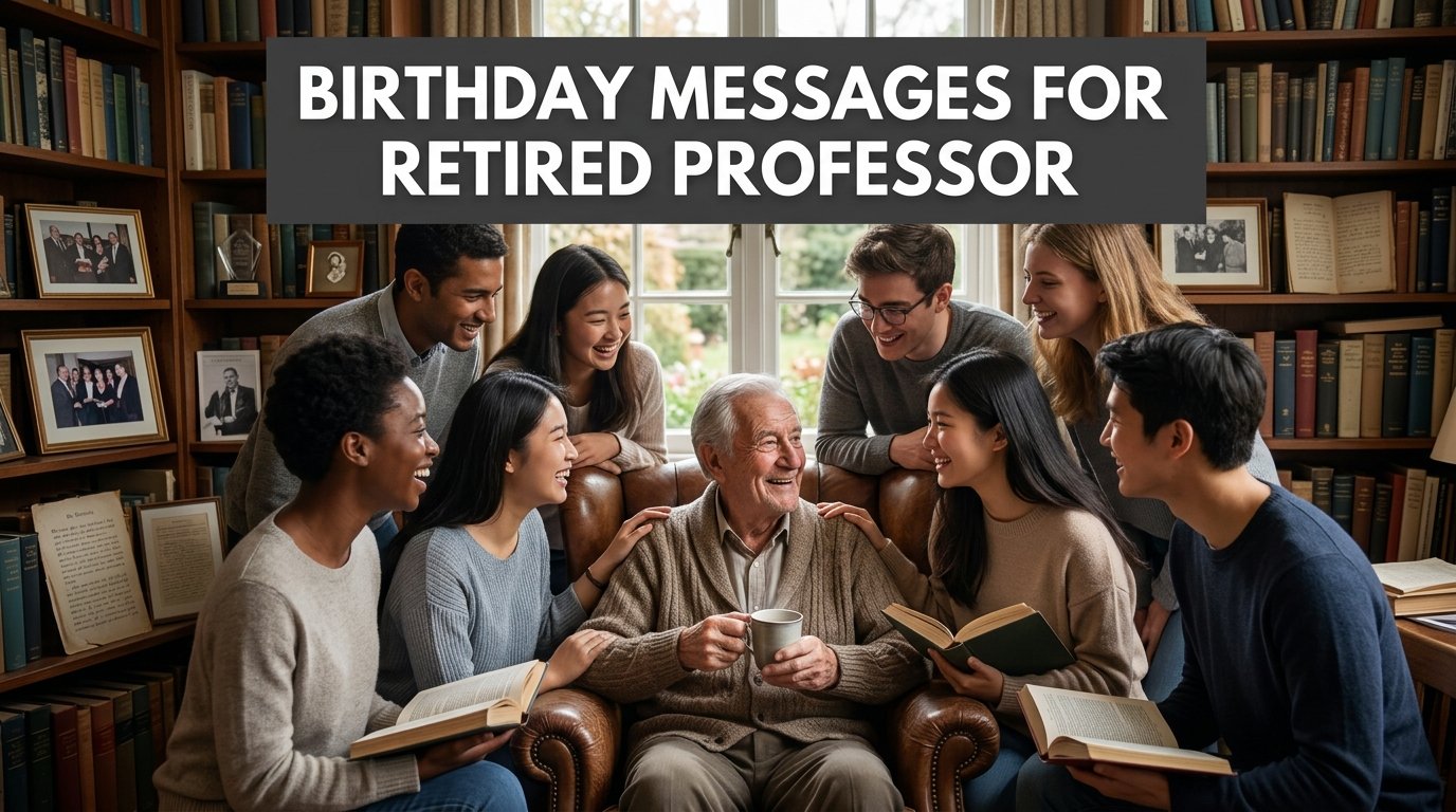Birthday Messages for Retired Professor
