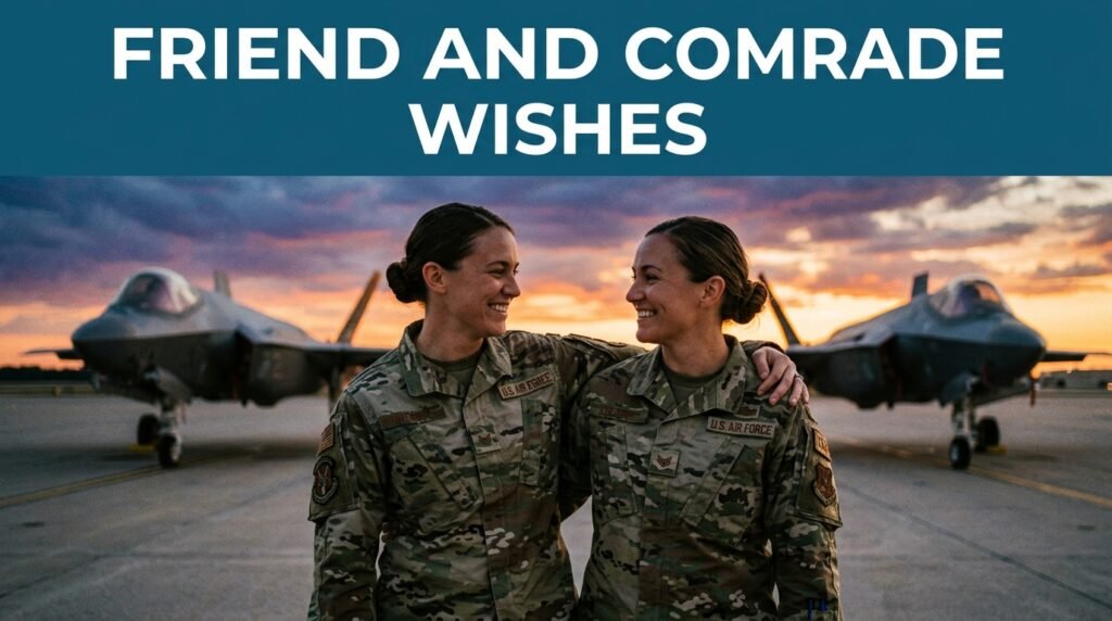 Birthday Wishes for Air Force Officer Friend and Comrade